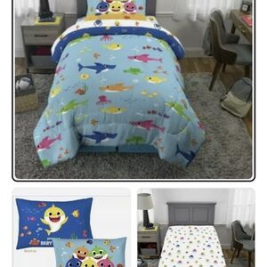 Baby Shark 4Pc Twin Bedding Set